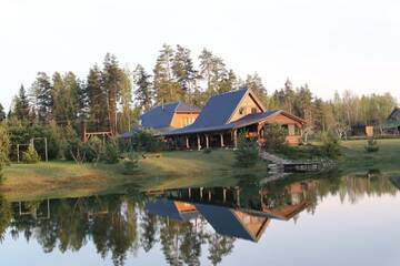 Фото номера Дом с 3 спальнями Дома для отпуска Viesu māja Forrest г. Dzimtmisa 50